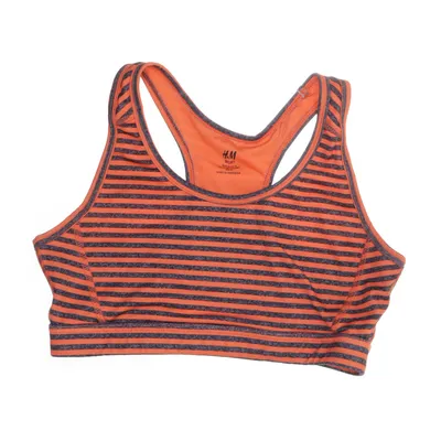 Sports bra (Orange, Black) from H&M Sport Elastane, Polyester