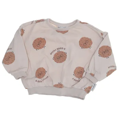Collegetröja (Beige, Brun, Flerfärgad) från Minories Bomull, Polyester