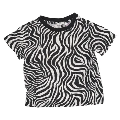 T-shirt (Noir, Blanc) de Mini Gina Tricot Coton
