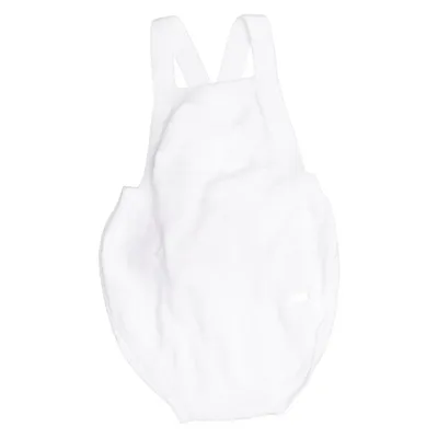 Korte tuinbroek (Wit) van Dr.Kid Newborn Katoen