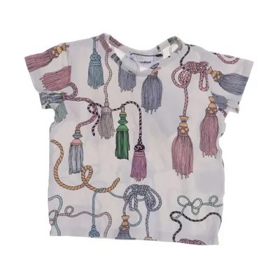 T-shirt (White, Multicolored) from Mini Rodini Elastane, Organic cotton