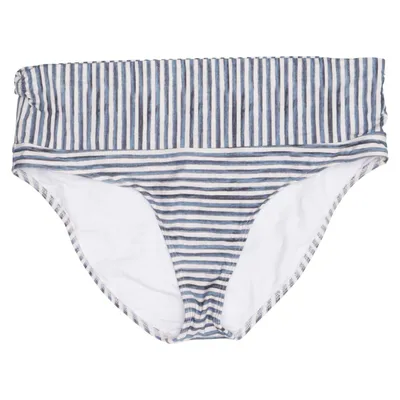 Bikiniunderdel (Blå, Vit) från Saltabad Elastan, Polyamid