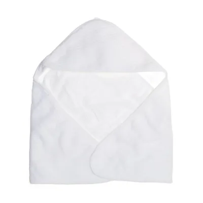 Badponcho (Wit) van Poetree Kids Katoen