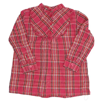 Kleid (Pink, Gelb, Schwarz) von Varför Därför Baumwolle