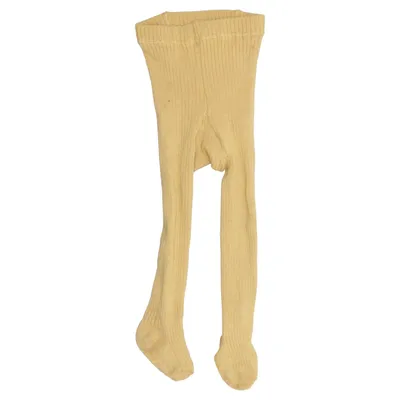 Collants polaires (Jaune) de MeMini Bambou, Élasthane, Polyamide, Laine