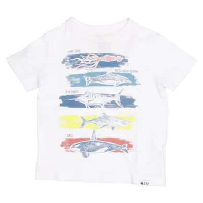 T-shirt (Wit, Meerkleurig) van Gap Katoen