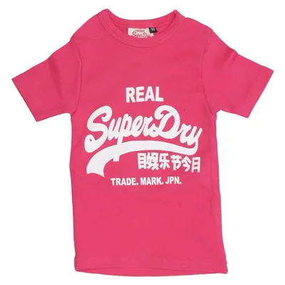 T-shirt (Black Label Tee Shirt) fra Superdry Vintage Bomuld