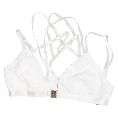 Bralette (Wit) van PrettyLittleThing Elastaan, Polyester