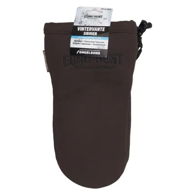 Mittens (Brown) from Euro Hunt Elastane, Nylon, Polyester, Polyurethane