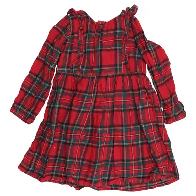 Kjole (Rød, Flerfarvet) fra H&M Baby Bomuld