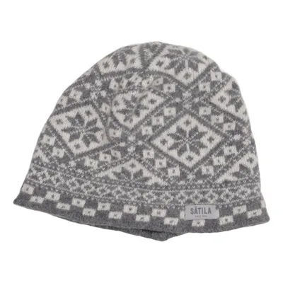 Beaniehue (Grå, Hvid) fra Sätila Polyamid, Uld