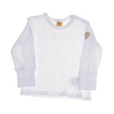 Lange mouwen shirt (Wit) van Steiff Katoen, Elastaan