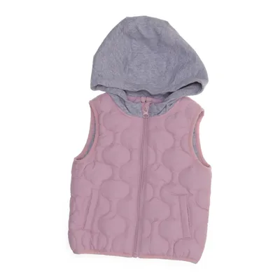 Outdoor Weste (Pink, Grau) von Topomini Baumwolle, Recyceltes Polyester