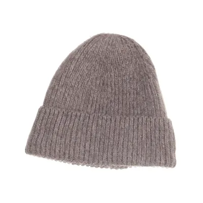 Beaniemössa (Brun) från Softer Days Polyester, Ull
