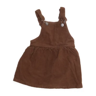 Hängselklänning (Brun) från Marie Serneholt Bomull