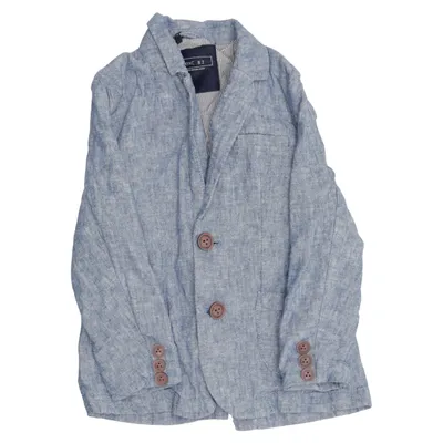Blazer (Bleu) de Next Coton, Lin
