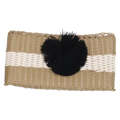 Clutch bag (Beige, White, Black) from Alma