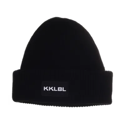 Beanie (Zwart) van Karo Kauer Acryl, Polyamide