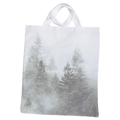 Sac en toile (Vert, Gris) de Marc O'Polo Coton