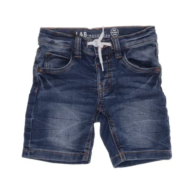 Denim shorts (Blauw) van Lab Industries by KappAhl Katoen, Elastaan, Polyester