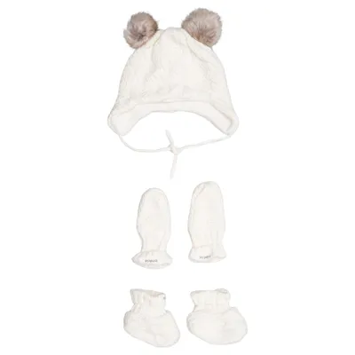 Accessoarset (Vit) från Newbie by KappAhl Bomull, Polyester