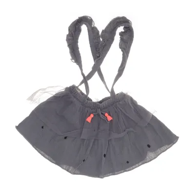 Dungaree skirt (Gray) from Zara BabyGirl Outerwear Collection Cotton, Polyester