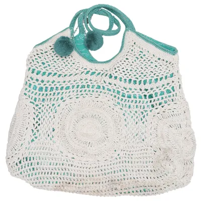 Beach bag (Beige, Green) from Star Mela