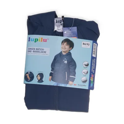 Regnjakke (Blå) fra Lupilu Polyester, Polyurethan