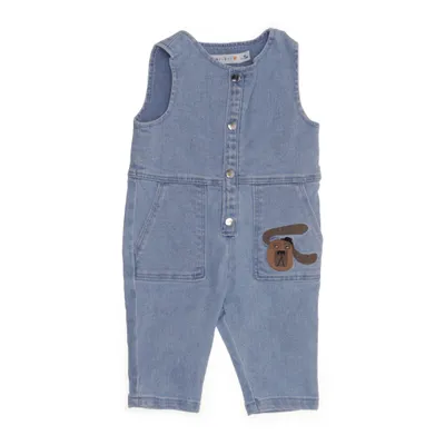 Rompertjes (Blauw) van Minimarket Katoen, Elastaan, Polyester, Viscose