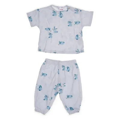 Set (Blauw, Meerkleurig) van Zara Katoen