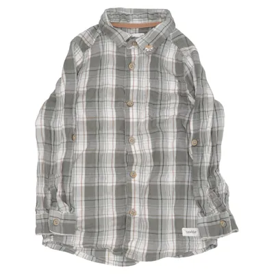 Flannel shirt (Green, White) from Newbie by KappAhl Cotton