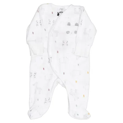 Sparkedragt (Hvid, Flerfarvet) fra Zara Baby Bomuld, Elastan