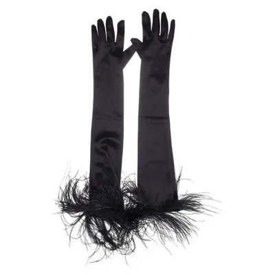 Avondhandschoenen (Zwart)