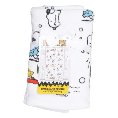 Towel (White, Multicolored) from Peanuts Cotton