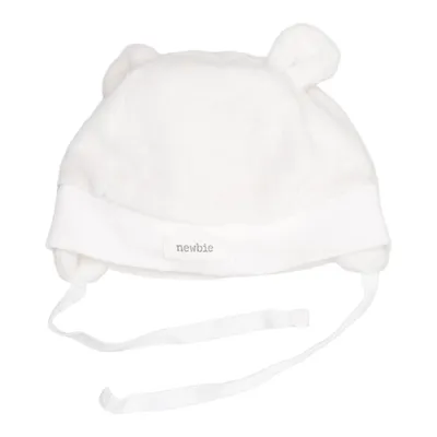 Beanie (White) from Newbie by KappAhl Cotton, Polyester