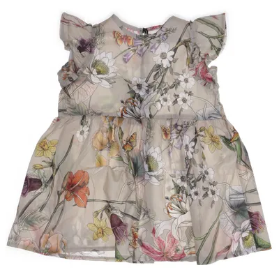 Klänning (Beige, Flerfärgad) från Christina Rohde Ekologisk bomull