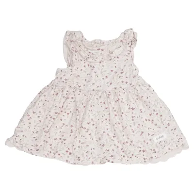 Dress (Beige, Pink, Green) from Newbie by KappAhl Cotton