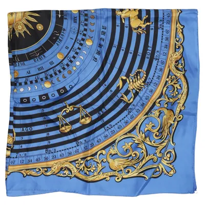 Scarf (Blå, Guldfärgad, Svart) från Codello Silke