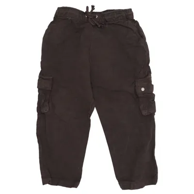 Pantalon cargo (Marron) de Façade Coton, Lin