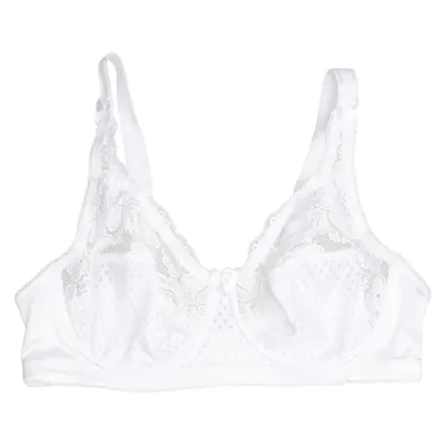 Bra (White) from Miss Mary of Sweden Elastane, Polyamide, Polyester