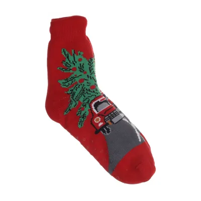 Chaussettes tricotées (Rouge, Gris, Vert)