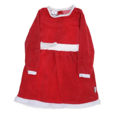Klänning (Vit, Röd) från Den Goda Fen Polyester, Bomull, Elastan