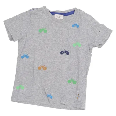 T-shirt (Gray, Multicolored) from Paul Smith Junior Cotton