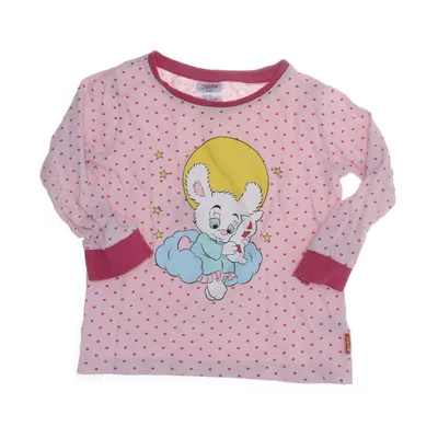 Langærmet t-shirt (Pink, Flerfarvet) fra Bamse by Lindex Bomuld