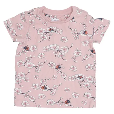 T-shirt (Pink, Multicolored) from Polarn O. Pyret Elastane, Organic cotton