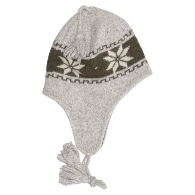 Trapperhat (Grå, Brun) fra Etirel Polyamid, Uld