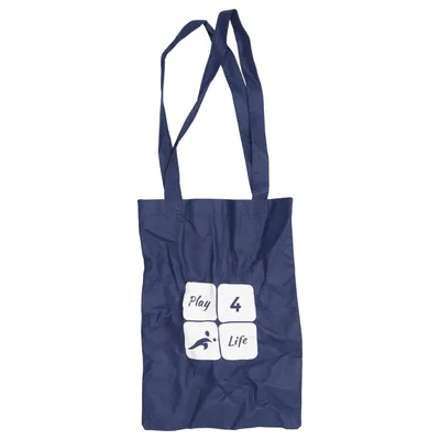 Sac en toile (Bleu, Blanc) de Playlife