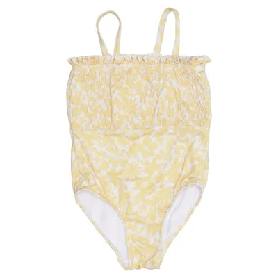 Swimsuit (Yellow, White) from Mini Gina Tricot Elastane, Polyester
