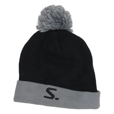 Bobble hat (Black, Gray) from Salming Acrylic