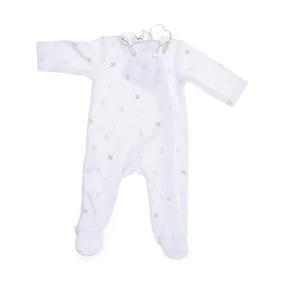 Rompers (White, Gold) from Jacadi Cotton, Polyester